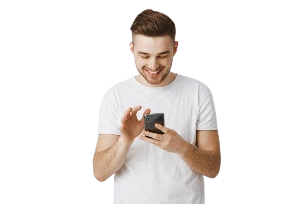 Customer using WhatsApp to pay